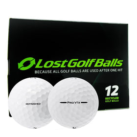 LostGolfBalls Titleist Pro V1x 2025 white balls pack shows refined balance for practice and casual rounds.