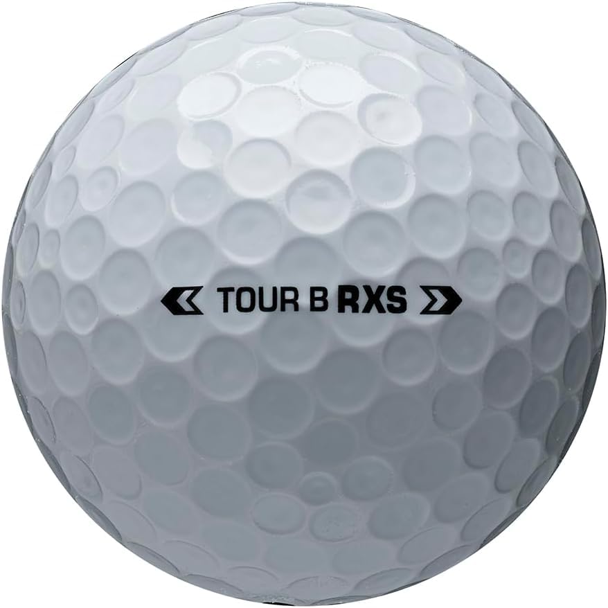 LostGolfBalls Tour B RXS close-up shows soft urethane cover for smooth feel