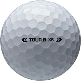 LostGolfBalls Tour B XS close-up ball showing soft feel on impact