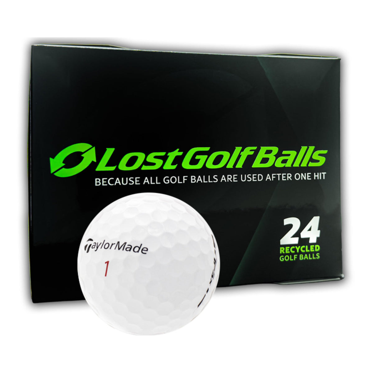 LostGolfBalls TP5x 24-pack near mint condition, ideal for consistent distance.