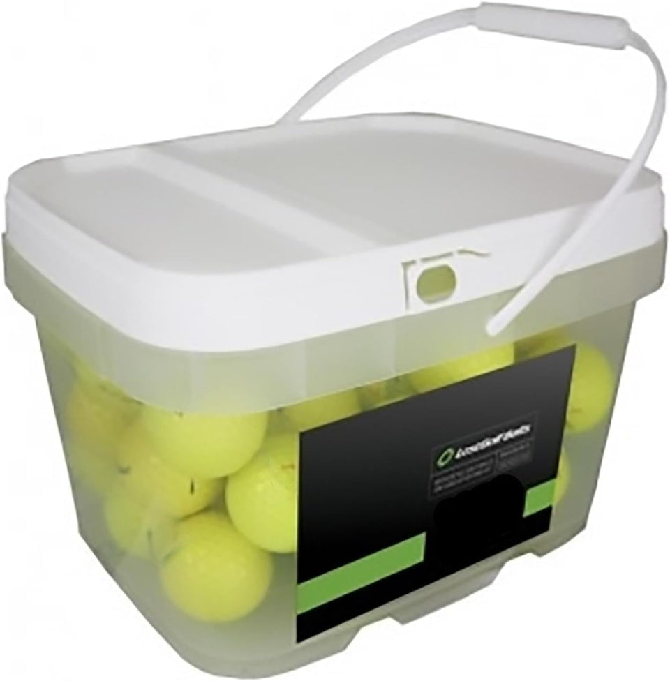 LostGolfBalls yellow mix for Taylormade—72-count—easy visibility and quick tracking on course.