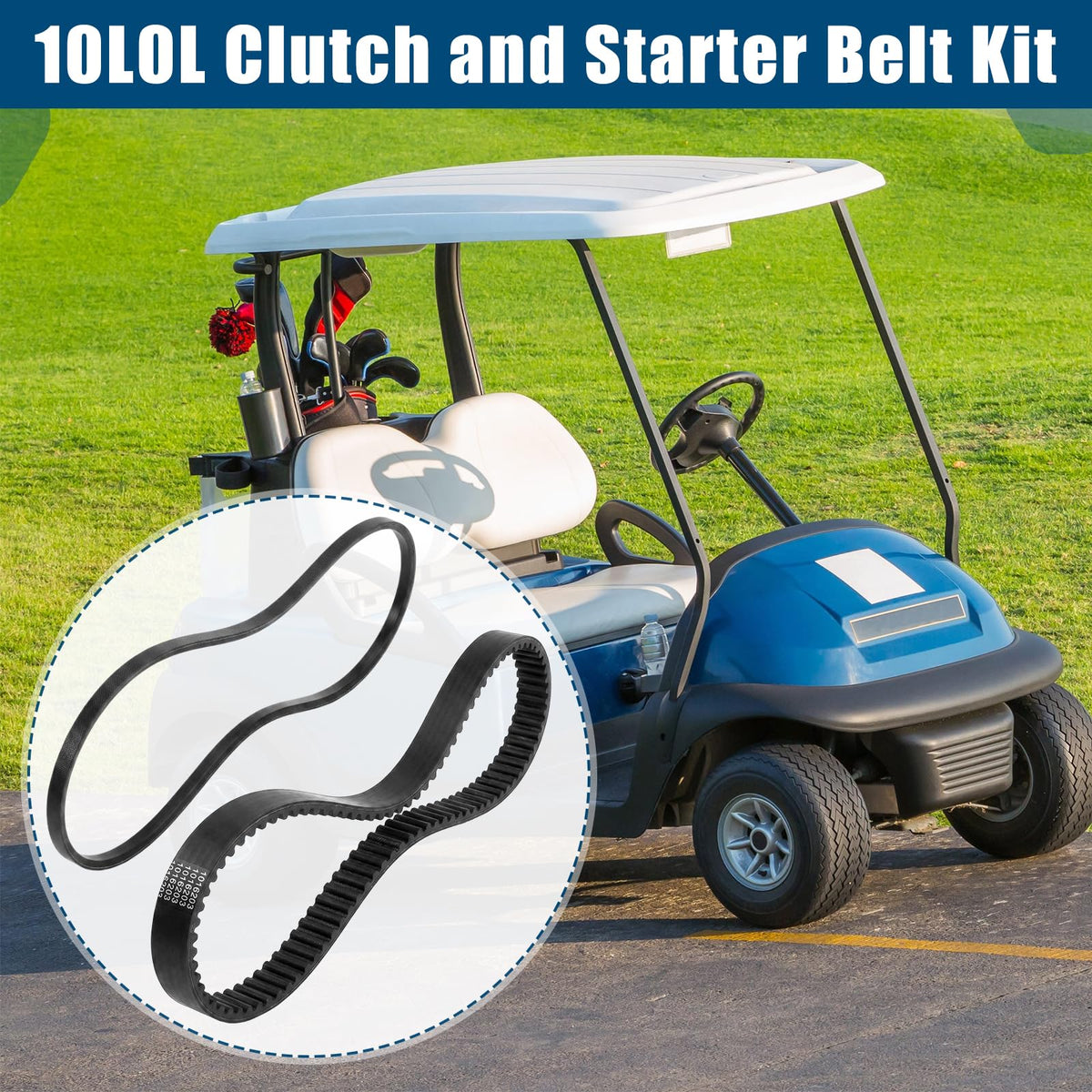 Lounsweer cart tune up kit oil filter helps protect engine lubrication.