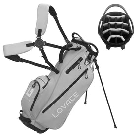 LOVACE 14-way top divider system keeps clubs organized for quick access on course.