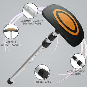 Lovace 52-inch adjustable rod fitting most bags securely.