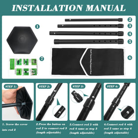 LOVACE compact storage-friendly design fits inside most golf travel bags.