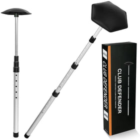LOVACE golf travel pole extended to fit tall bags for safe club protection