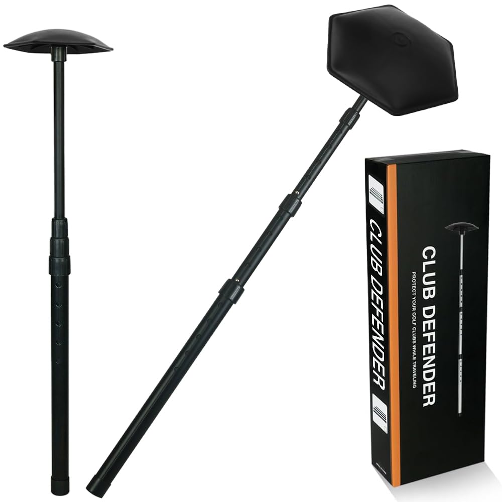 LOVACE golf travel pole extended to fit most bags and guard club heads.