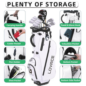 LOVACE lightweight ergonomic shoulder straps reduce fatigue during rounds