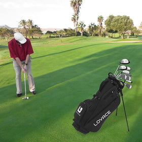 LOVACE stable base aids easy club access on varied terrain.