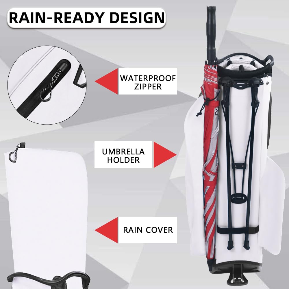 LOVACE stable push-base keeps the bag upright on uneven terrain