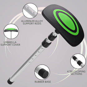 LOVACE telescopic rod reaches up to 52 inches to fit most travel bags