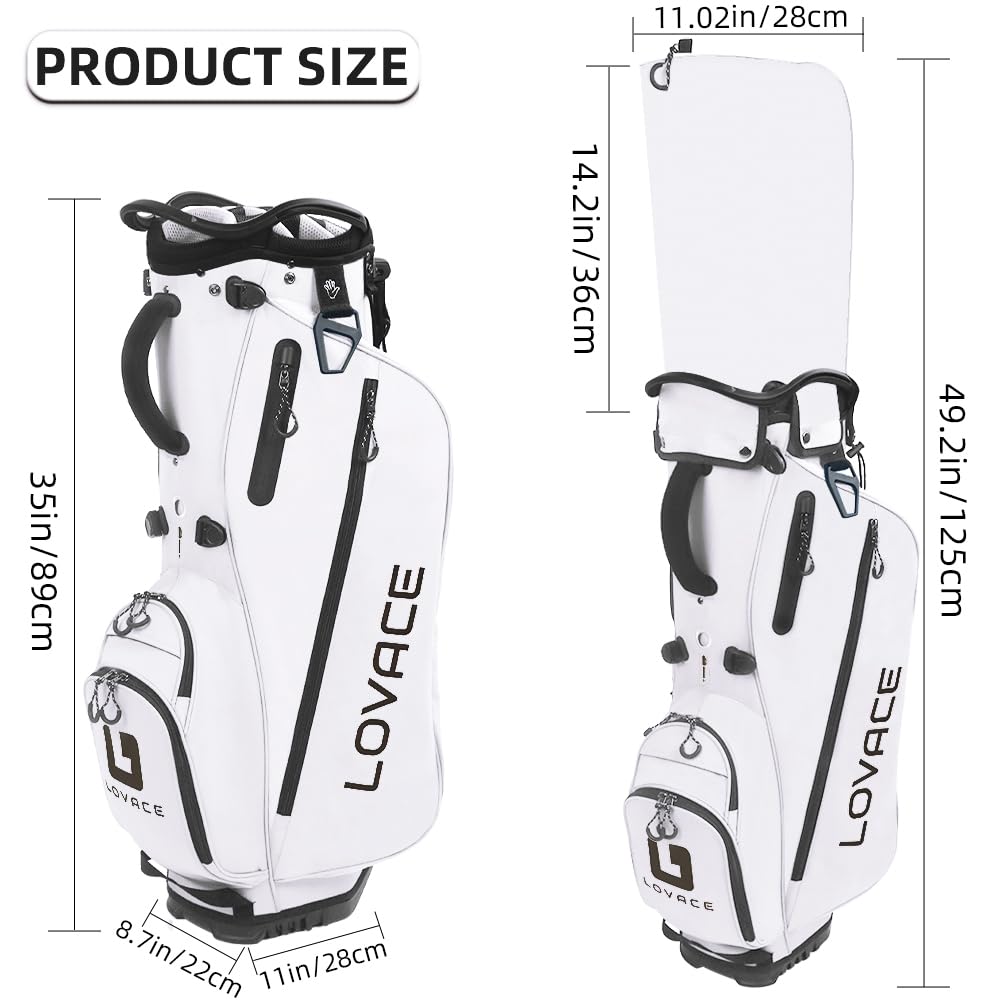 LOVACE waterproof high-strength nylon shell protects gear in rain