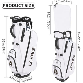 LOVACE waterproof high-strength nylon shell protects gear in rain