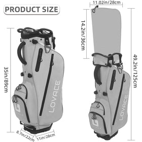 LOVACE waterproof high-strength nylon resists wear and protects gear.