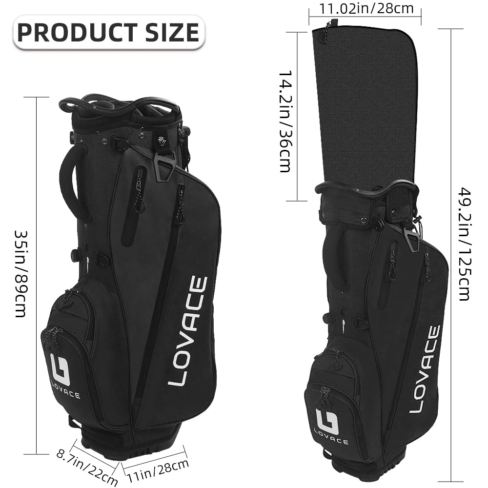 LOVACE waterproof high-strength nylon protects gear in rain.