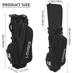 LOVACE waterproof high-strength nylon protects gear in rain.