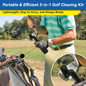 Lovegoo water brush with pressurized flow for quick, mess-free cleaning.