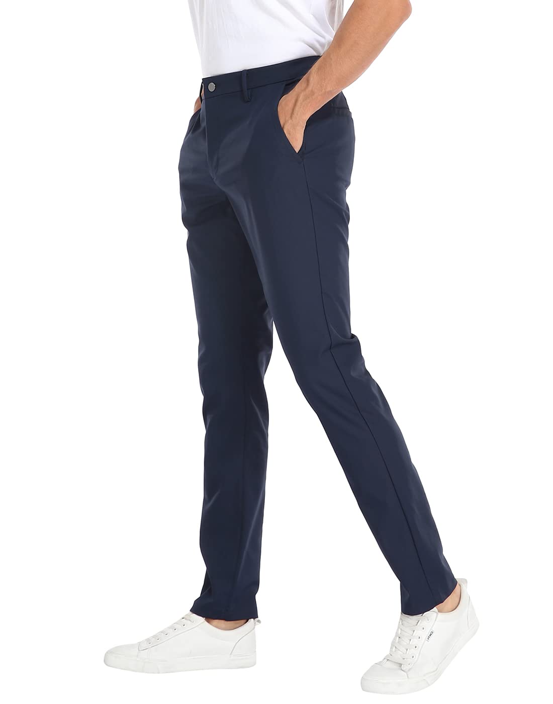 LRD four-way-stretch fabric enabling unrestricted swings