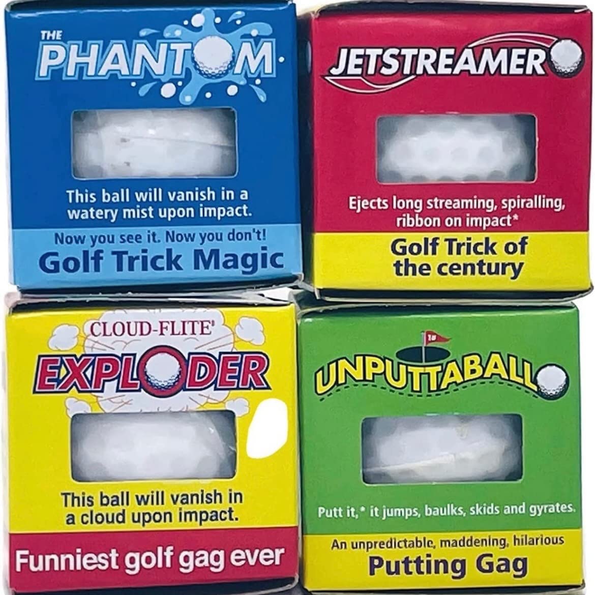 Luckies of London Exploding Golf Ball Cloud—dramatic on-course laughs.