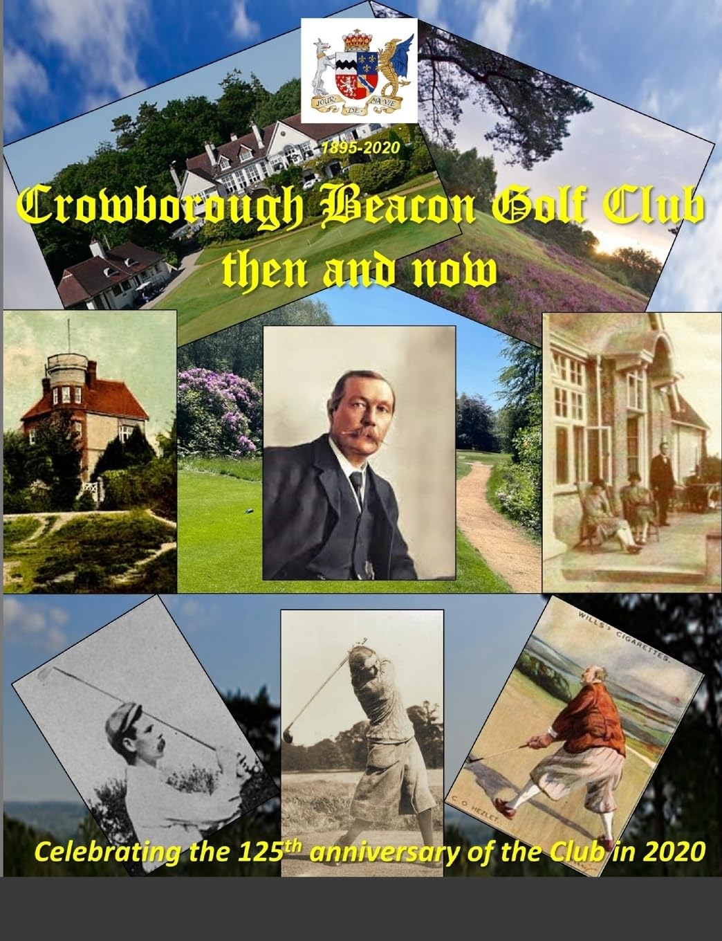 Lulu Crowborough Beacon Golf Club then and now image, perfect for golf history fans exploring club legends.