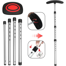Lunarthos wide rubber top disperses impact to prevent club crushing