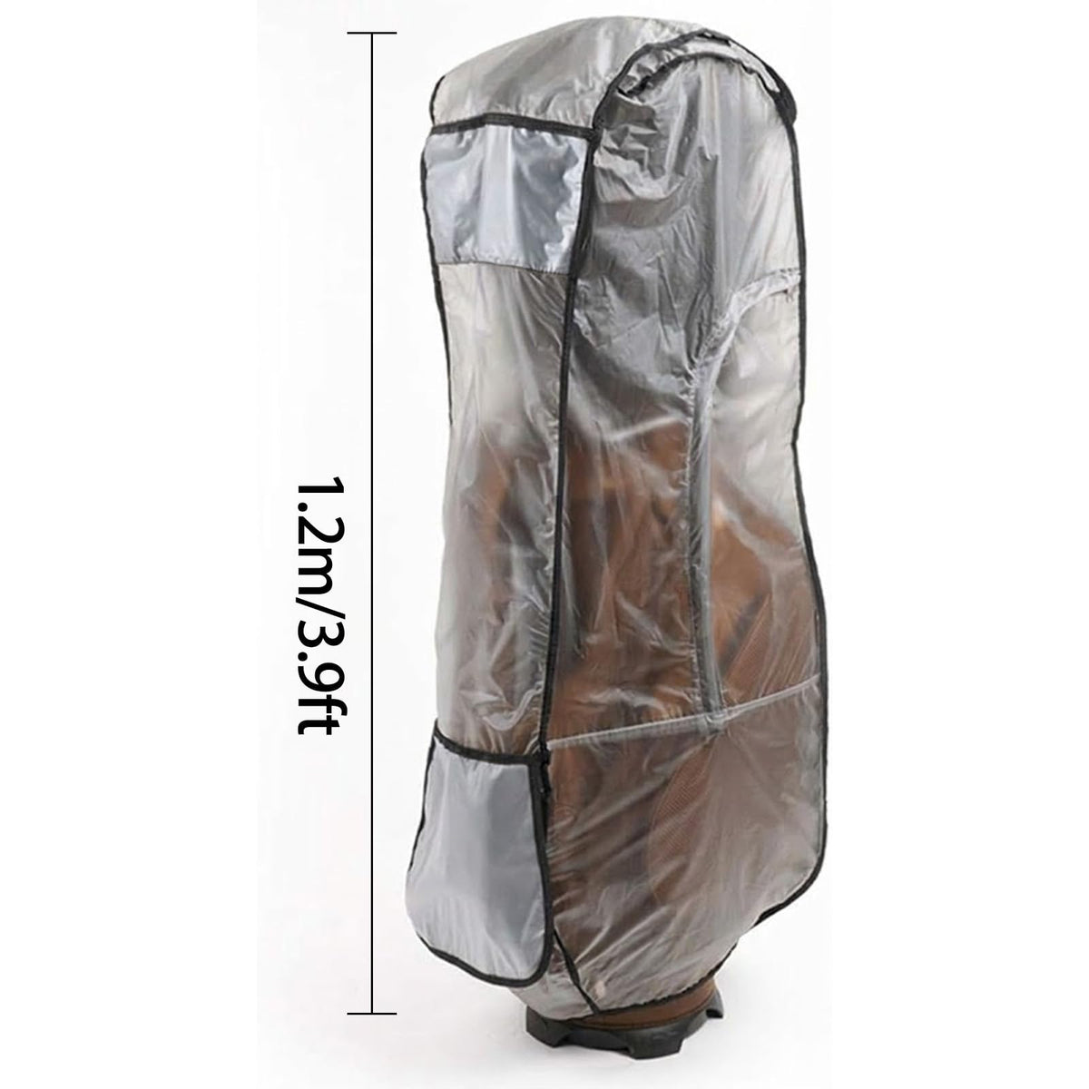 Lunarthos universal-fit bag cover suits standard golf bags for versatile protection.