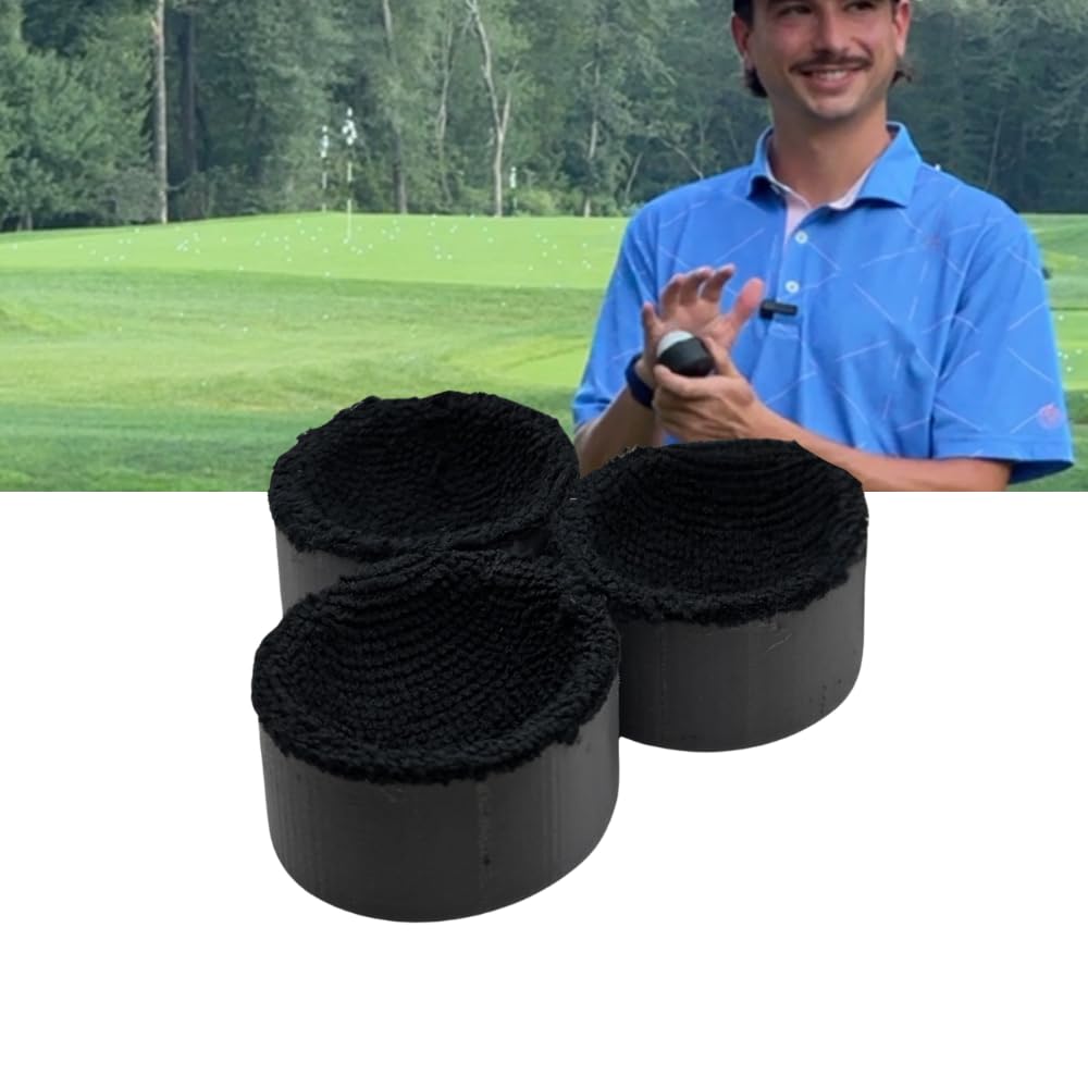 Lunas Ball Washer magnetic clip attachment secures on your bag for quick cleaning.