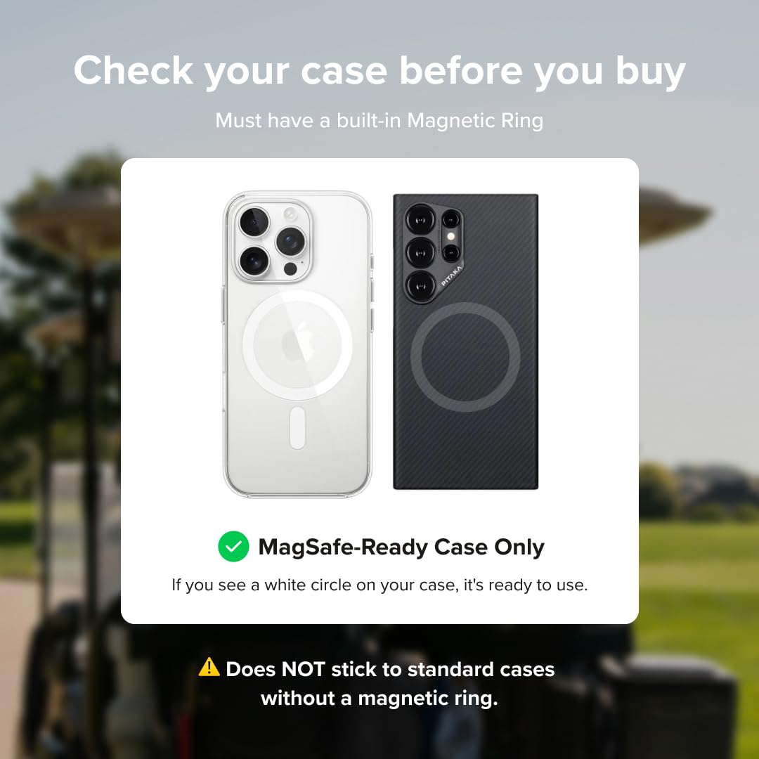 Luna's V2.5 shows a clear GPS view angle on the golf cart screen.