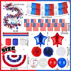 Lunmon American flag pennant enhances patriotic style for golf carts.