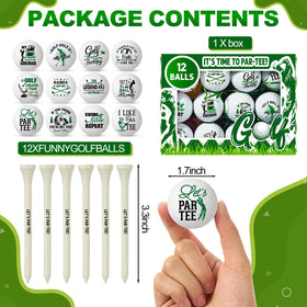 Lunmon golf tees 6-pcs for practice rounds and easy setup.