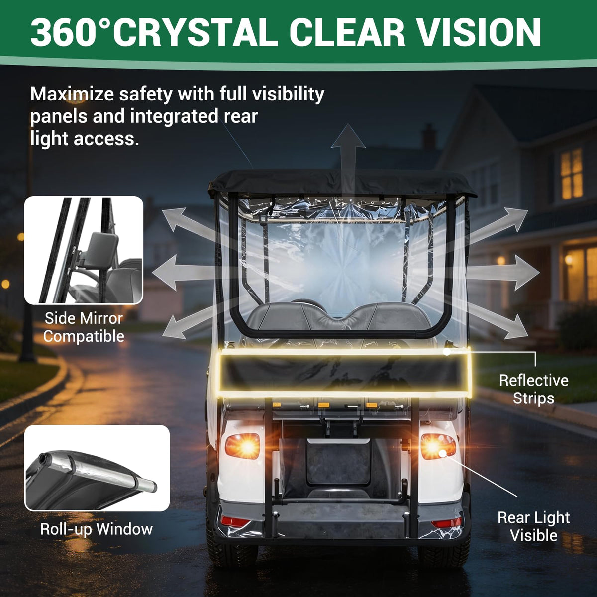 LUPPLE all weather design helps keep gear dry during showers