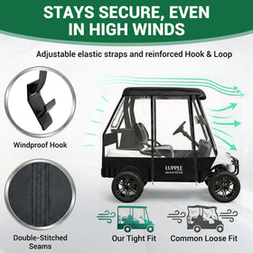 LUPPLE enclosure demonstrating easy entry zipper on the side for quick access