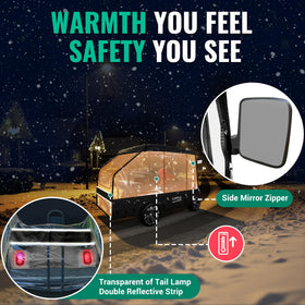 LUPPLE zippered doors enable quick, tool-free entry with full coverage.