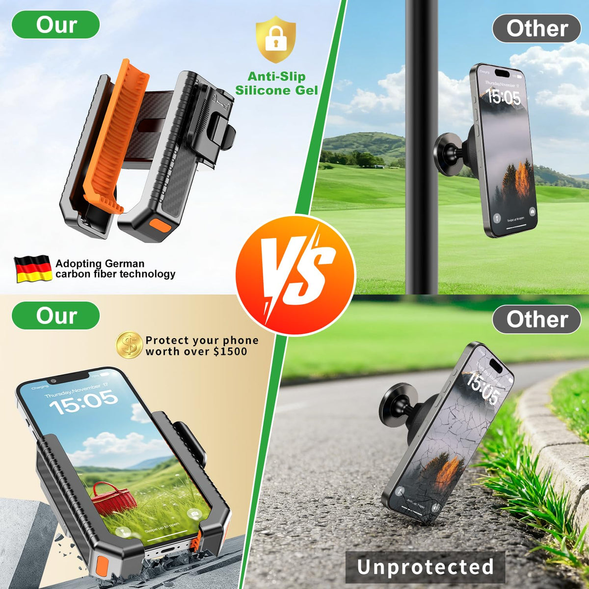 Luraines high-strength N5X magnets ensure stable cart attachment.