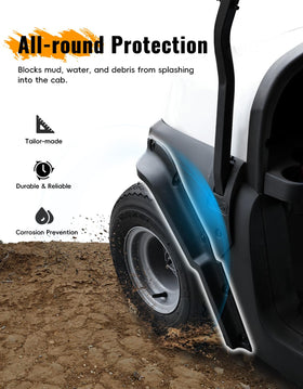 LUXEMOTO 10-piece mud guard kit for Tempo carts
