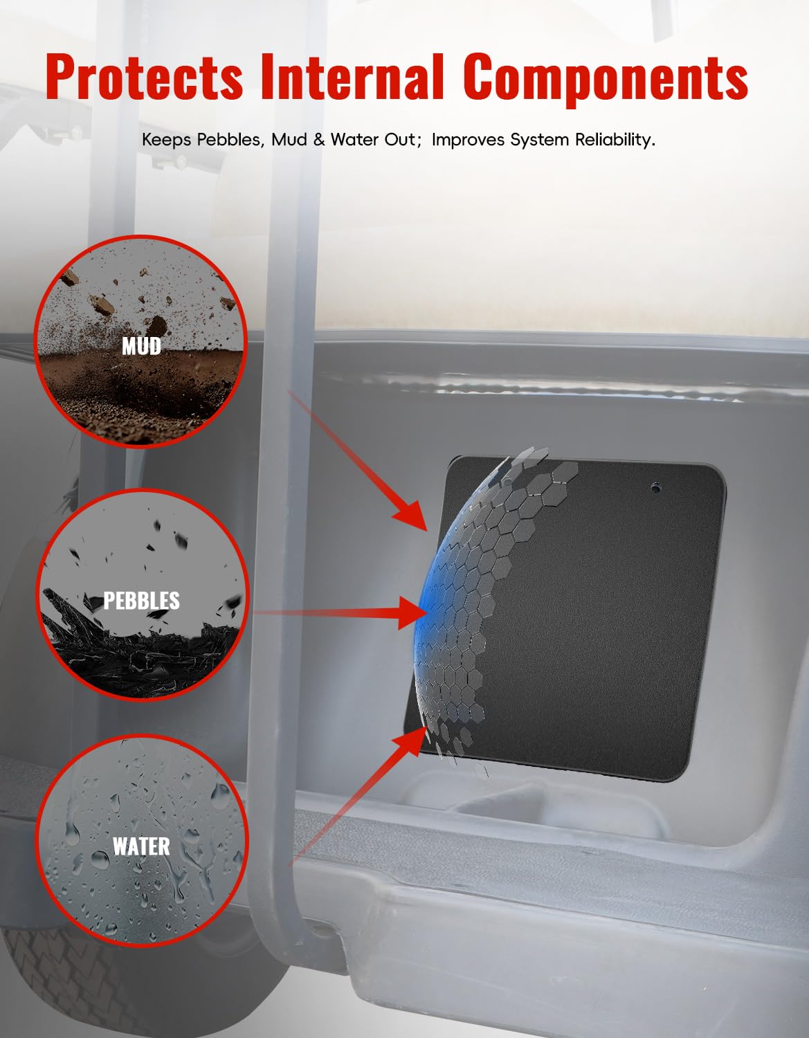 Luxemoto Tempo access panel cover 1:1 design aligns perfectly with original mounting points.