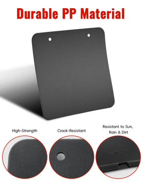 Luxemoto Tempo high strength PP cover resists fading, cracking, and moisture for outdoor durability.