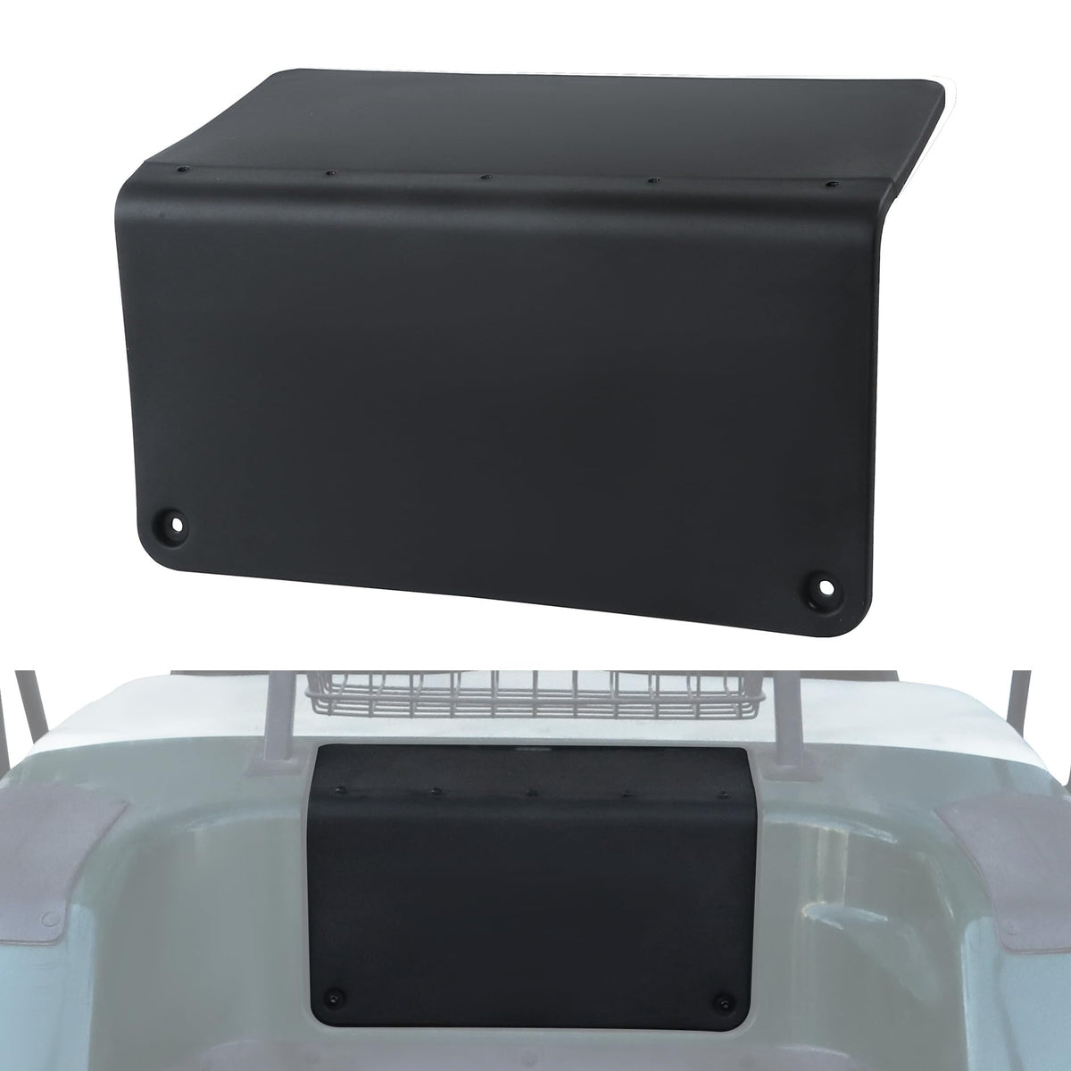 LUXEMOTO access panel for Yamaha G14-G22 front view protects components from debris.