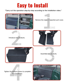 LUXEMOTO access panel for Yamaha G14-G22 during installation.