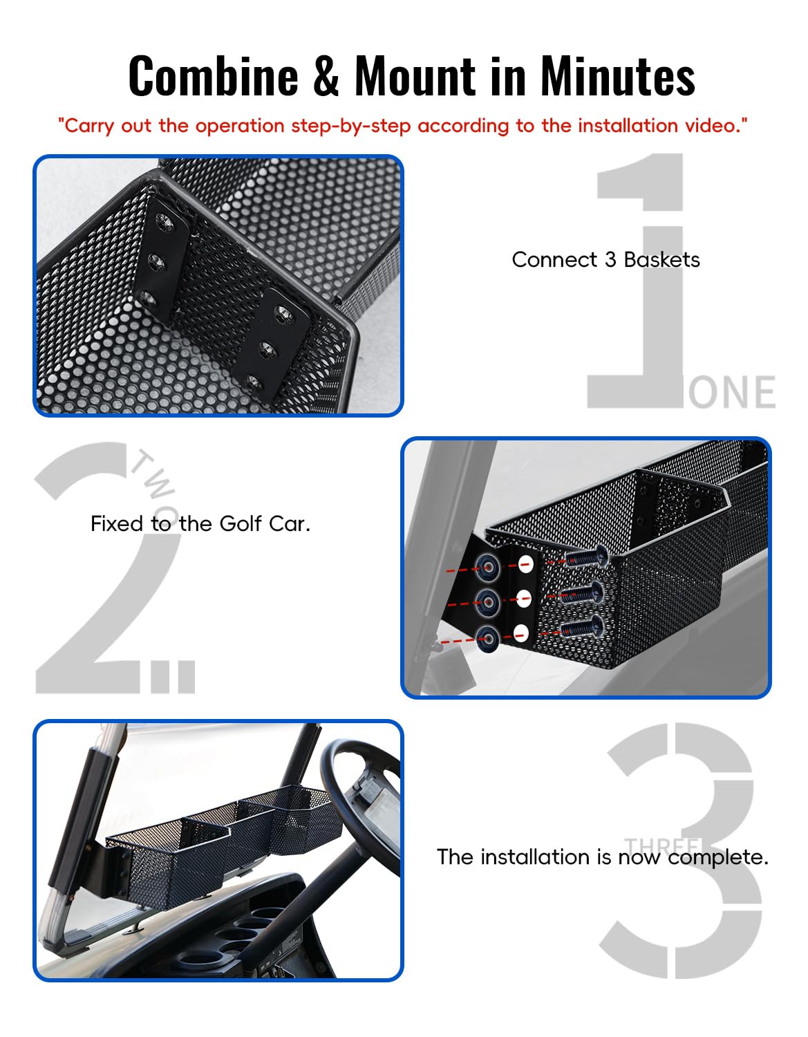 Luxemoto complete package includes mounting hardware and instructions for a smooth fit.