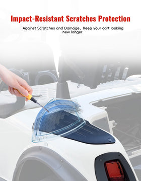 LUXEMOTO EZGO RXV rear guard panel adds body protection.