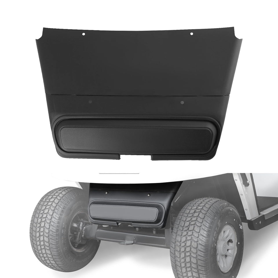 LUXEMOTO EZGO TXT front shield setup shows easy installation and instant front-end protection