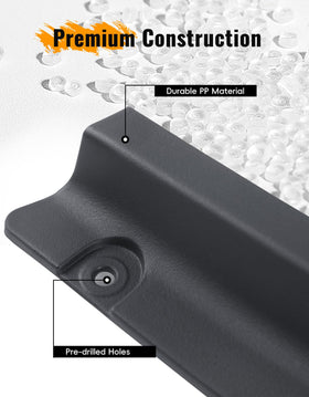 LUXEMOTO fender flare matte finish complements original trim