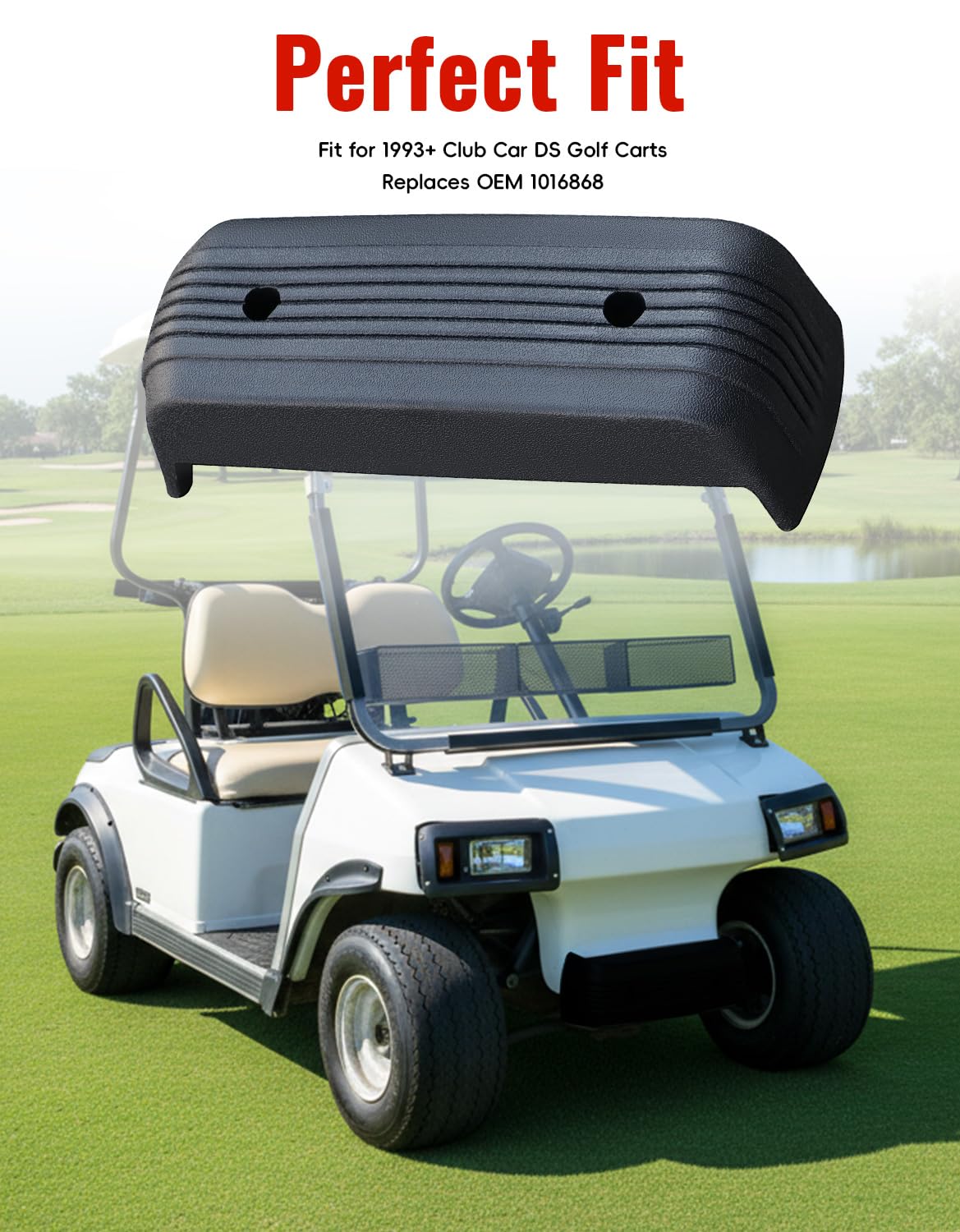 Luxemoto front bumper with hardware and installation guide included