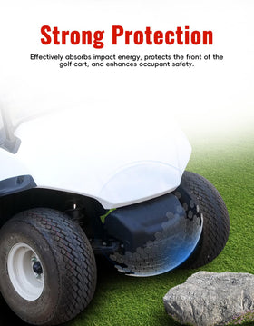 Front bumper in high-impact PP material for outdoor durability