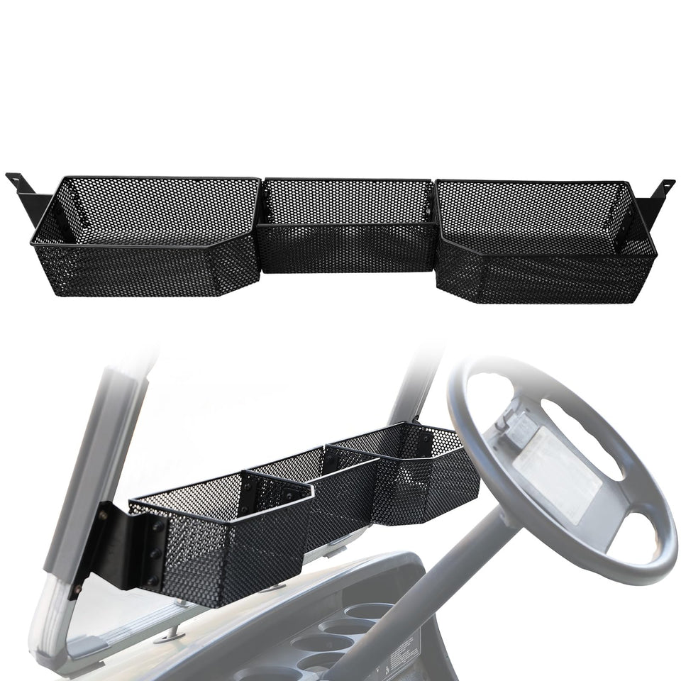 Luxemoto front inner basket for Yamaha G14-G22 keeps small items organized for quick access.