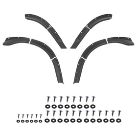 Luxemoto fender flare protecting wheels on dirt trails during use