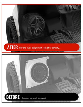 Luxemoto included mounting hardware ensures secure, straightforward installation