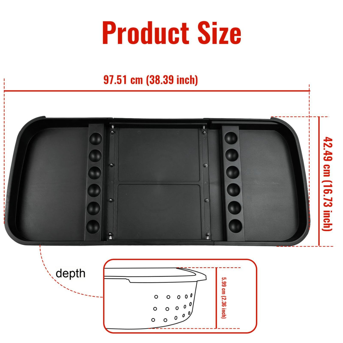 Boxed LUXEMOTO tray ready for Yamaha G29 electric models