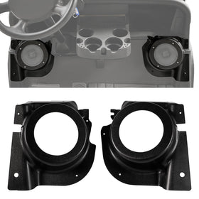 Luxemoto RXV left under-dash pod directs sound toward driver and passenger.